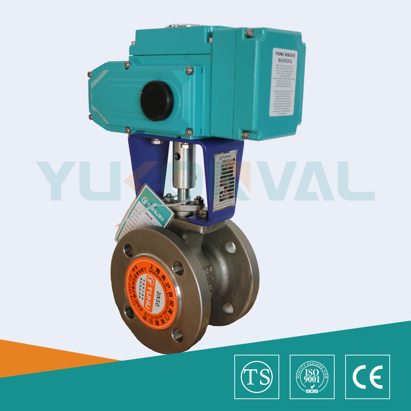 電動V型調節(jié)球閥